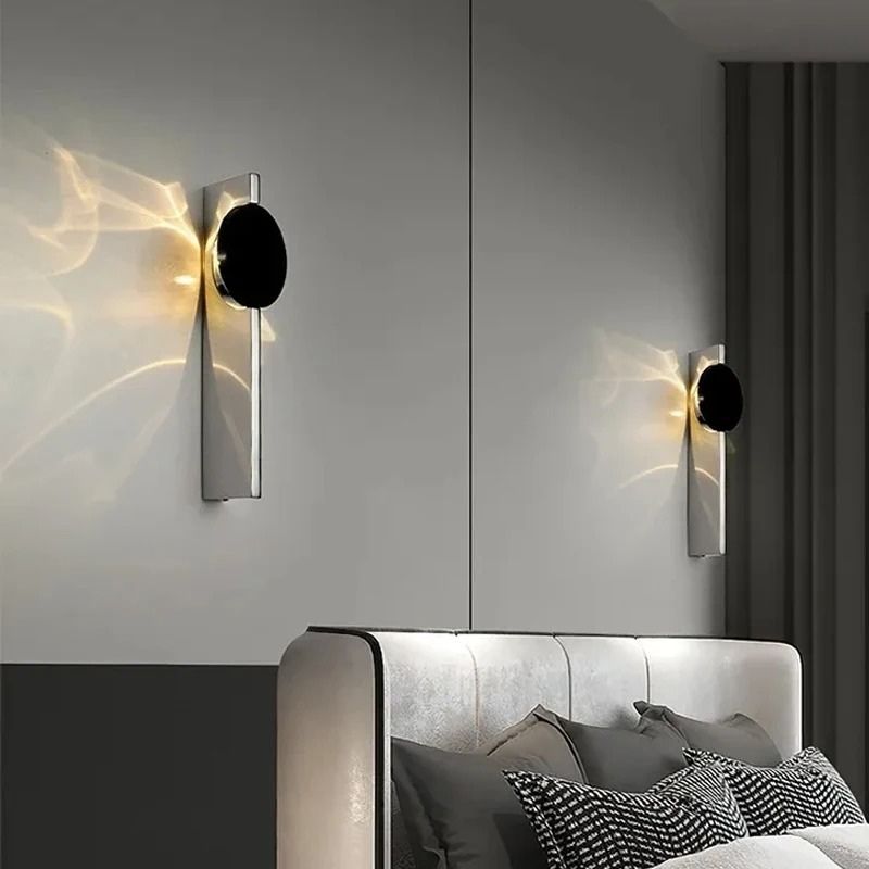 Luminária Arandela de Parede Moderna com Foco Direcionável Vicenza LEDZ – Prata Cromado – 1 Foco / 2 Focos