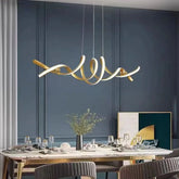 Lustre Pendente Moderno  Minimalista Miraggio LEDZ - Com Controle Remoto - 100cm