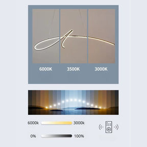 Lustre Pendente Moderno Minimalista Inteligente Signature LEDZ – Compatível com ALEXA / Google Smart Home