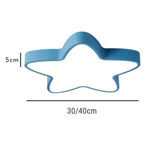 Luminária de Teto Plafon Para Quarto Infantil Estrela Led - 30cm/40cm