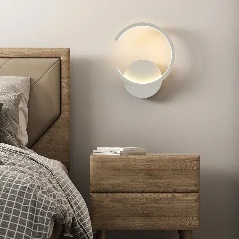 Luminária Arandela de Parede Minimalista Essenza LED – Preto / Branco / Dourado