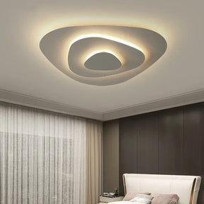 Lustre Luminária de Teto Plafon Minimalista Orgânico Concetto LEDZ - 40cm/50cm/60cm
