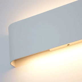 Luminária Arandela de Parede Externa à Prova D´Água IP65 Ultra Slim Axis - Branco - 30cm/40cm