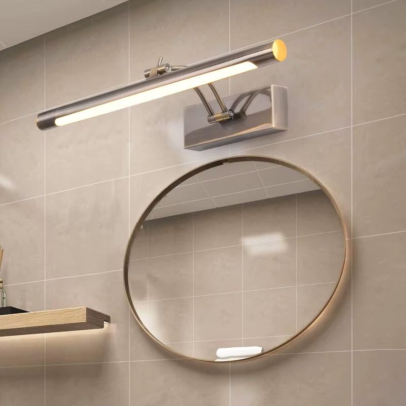 Luminária Arandela de Parede Slim Para Banheiro Regulável Varese LEDZ – Dourado / Prata / Preto – 40cm / 55cm