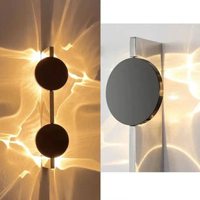 Luminária Arandela de Parede Moderna com Foco Direcionável Vicenza LEDZ – Prata Cromado – 1 Foco / 2 Focos