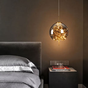 Lustre Pendente de Luxo Design Italiano Fio de Fada Vivare LEDZ – Fumê / Âmbar