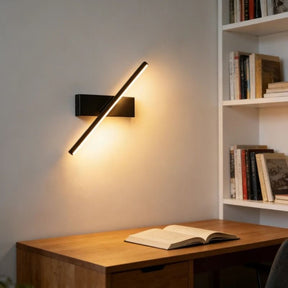 Luminária Arandela de Parede Moderna com Foco Direcionável Treviso LEDZ – Preta/Branca - 30cm/40cm/50cm
