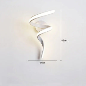 Luminária Arandela de Parede Moderna Spira Led - 35cm/42cm