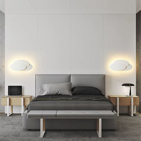 Luminária Arandela de Parede em Níveis Efeito 3D Monare LEDZ – Retangular/Circular - Preto/Branco