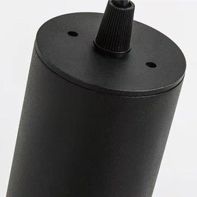 Lustre Pendente Moderno Minimalista Tubular Domus Ledz – Preto/Branco – 25cm/30cm/40cm/50cm