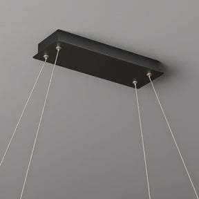 Lustre Pendente Moderno Minimalista Elipse Ledz - 70cm/90cm