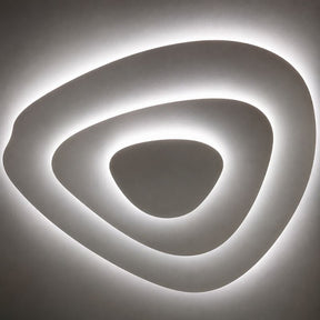 Lustre Luminária de Teto Plafon Minimalista Orgânico Concetto LEDZ - 40cm/50cm/60cm