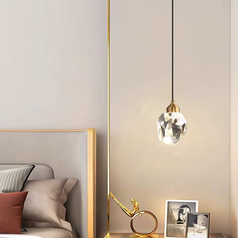 Lustre Pendente de Luxo Led - Diamante