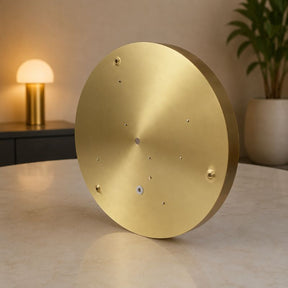 Luminária de Teto Plafon Slim Circular em Cobre Escovado Turim LEDZ – 20cm/30cm/40cm/50cm