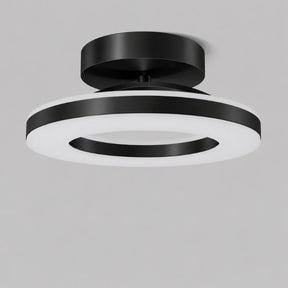 Luminária de Teto Plafon Circular Lumina LEDZ – Dourado/Preto – 20cm/30cm