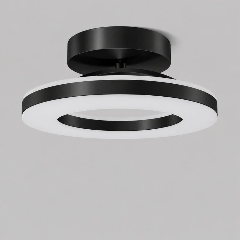 Luminária de Teto Plafon Circular Lumina LEDZ – Dourado/Preto – 20cm/30cm