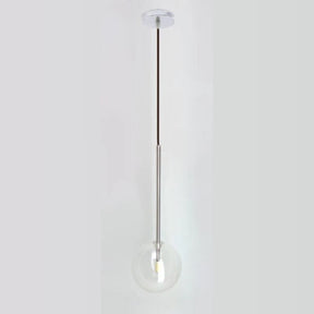 Lustre Pendente Design Italiano Vetro Chiaro LED