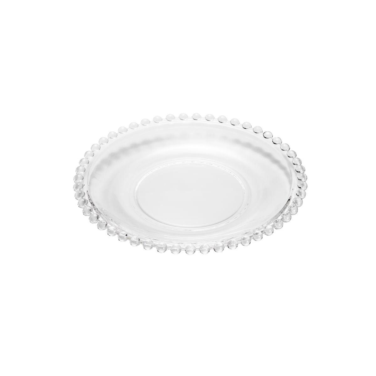 Prato Sobremesa Cristal De Chumbo Pearl 20cm