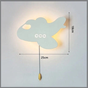 Luminária Arandela de Parede Sem Fio Recarregável Para Quarto Infantil Temática Sogni D’Oro Ledz