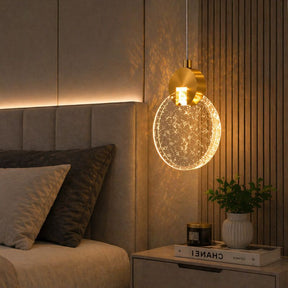 Lustre Pendente de Luxo Prisma LEDZ – Dourado – 13cm/16cm