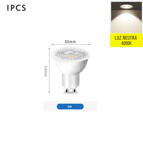 Luminária Trilho de Teto Eletrificado Modular Com Spots Ajustáveis, GU10, LEDZ - Preto/Branco