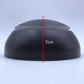 Luminária Arandela de Parede Moderna Minimalista Rotacionável Orbit LEDZ – Preta/Branca – 14cm