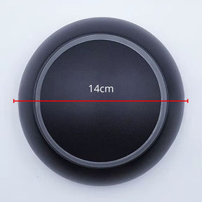 Luminária Arandela de Parede Moderna Minimalista Rotacionável Orbit LEDZ – Preta/Branca – 14cm