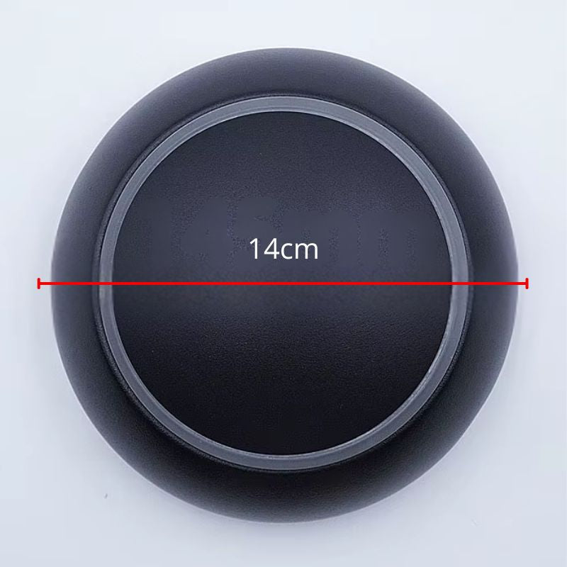 Luminária Arandela de Parede Moderna Minimalista Rotacionável Orbit LEDZ – Preta/Branca – 14cm