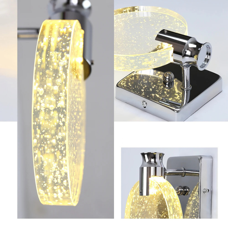 Luminária Arandela de Parede Luxo Prisma LEDZ