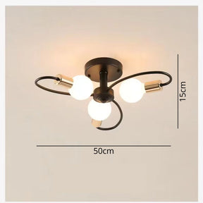 Lustre Luminária de Teto Sputnik Estilo Flower - 3/6/8 Lâmpadas