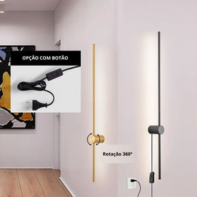 Luminária Arandela de Parede Lancelot Ajustável