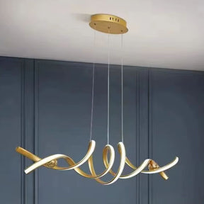 Lustre Pendente Moderno  Minimalista Miraggio LEDZ - Com Controle Remoto - 100cm