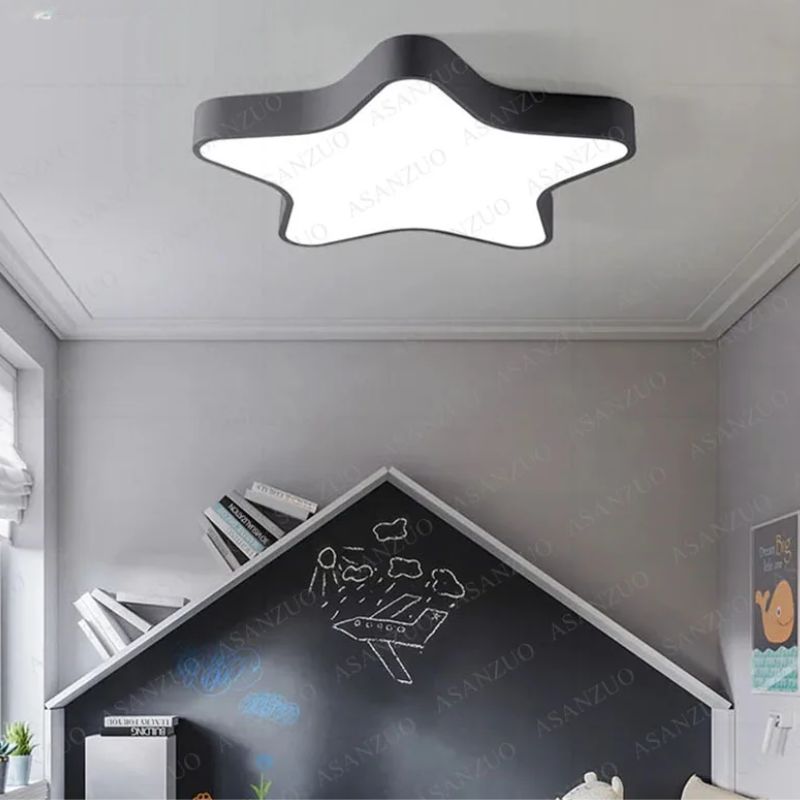 Luminária de Teto Plafon Para Quarto Infantil Estrela Led - 30cm/40cm
