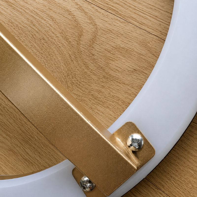 Luminária de Teto Plafon Circular Lumina LEDZ – Dourado/Preto – 20cm/30cm