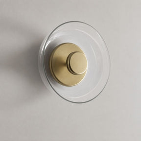 Luminária Arandela de Parede Design Italiano Mezza Luna LEDZ – Transparente/Âmbar/Fumê