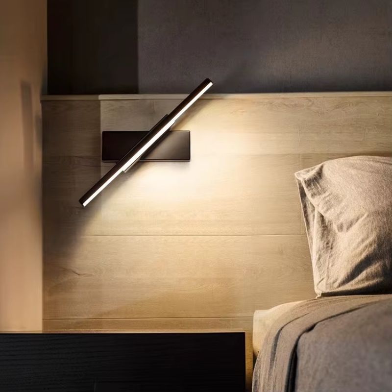 Luminária Arandela de Parede Moderna com Foco Direcionável Treviso LEDZ – Preta/Branca - 30cm/40cm/50cm