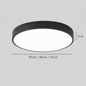 Luminária de Teto Plafon Slim Circular Capri LEDZ – 30cm/40cm/50cm