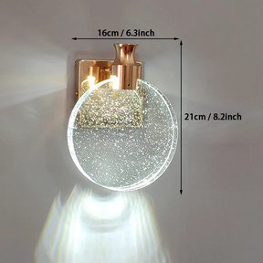 Luminária Arandela de Parede Luxo Prisma LEDZ