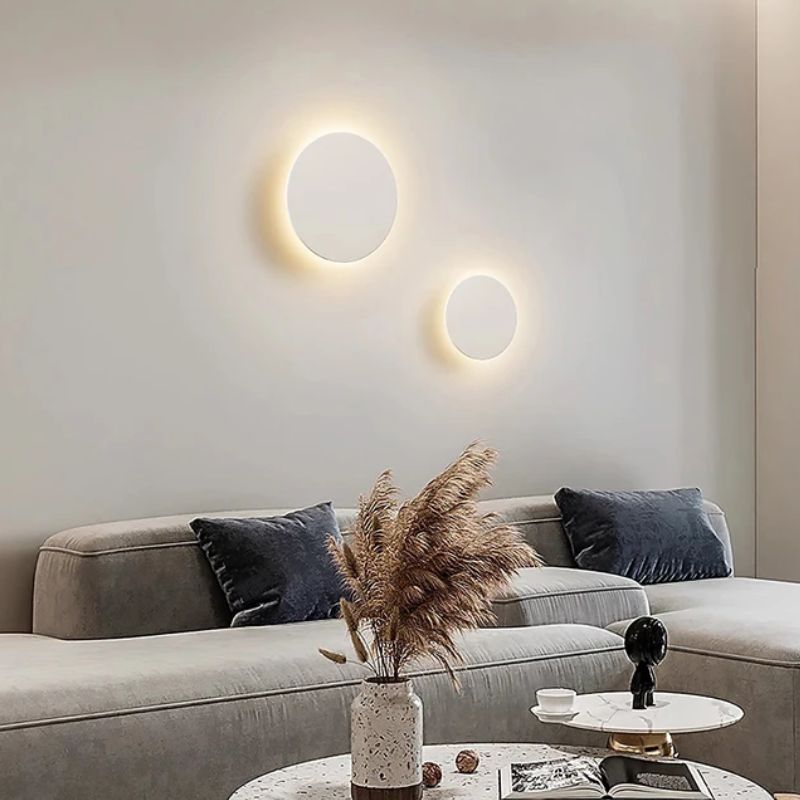Luminária Arandela de Parede Minimalista Eclipse LEDZ - 13cm/20cm/30cm