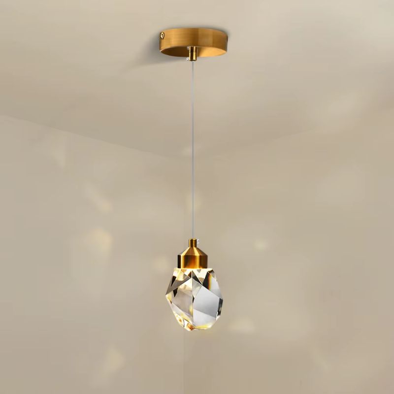 Lustre Pendente de Luxo Led - Diamante