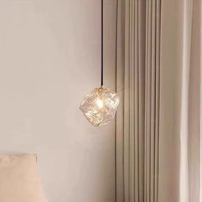 Lustre Pendente Minimalista Orgânico Torino LEDZ – Vidro – Transparente/Âmbar/Fumê – 15cm/22cm