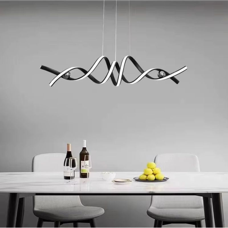 Lustre Pendente Moderno  Minimalista Miraggio LEDZ - Com Controle Remoto - 100cm