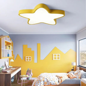 Luminária de Teto Plafon Para Quarto Infantil Estrela Led - 30cm/40cm