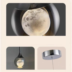 Lustre Pendente de Luxo Lunaire LEDZ