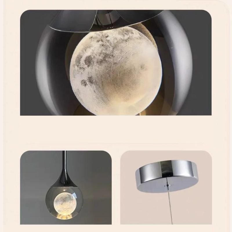 Lustre Pendente de Luxo Lunaire LEDZ