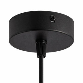 Lustre Pendente Moderno Minimalista Tubular Domus Ledz – Preto/Branco – 25cm/30cm/40cm/50cm