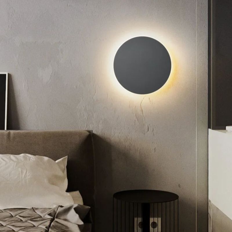 Luminária Arandela de Parede Minimalista Eclipse LEDZ - 13cm/20cm/30cm