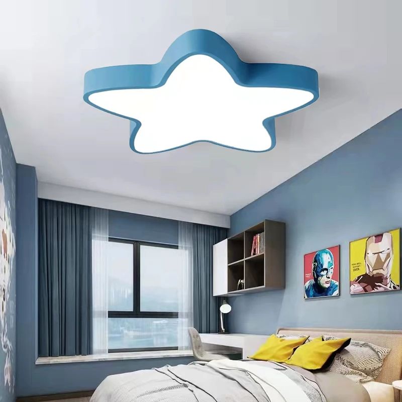 Luminária de Teto Plafon Para Quarto Infantil Estrela Led - 30cm/40cm