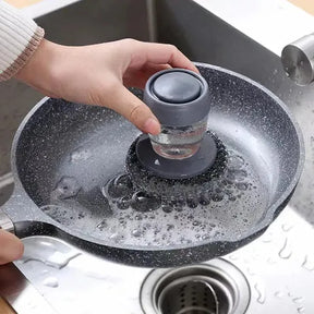 Escova de Limpeza com Dispenser de Detergente - Kit com 2 Unidades