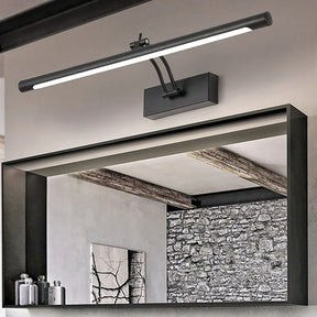 Luminária Arandela de Parede Slim Para Banheiro Regulável Varese LEDZ – Dourado / Prata / Preto – 40cm / 55cm